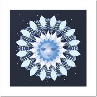 Winter Solstice Mandala Posters and Art